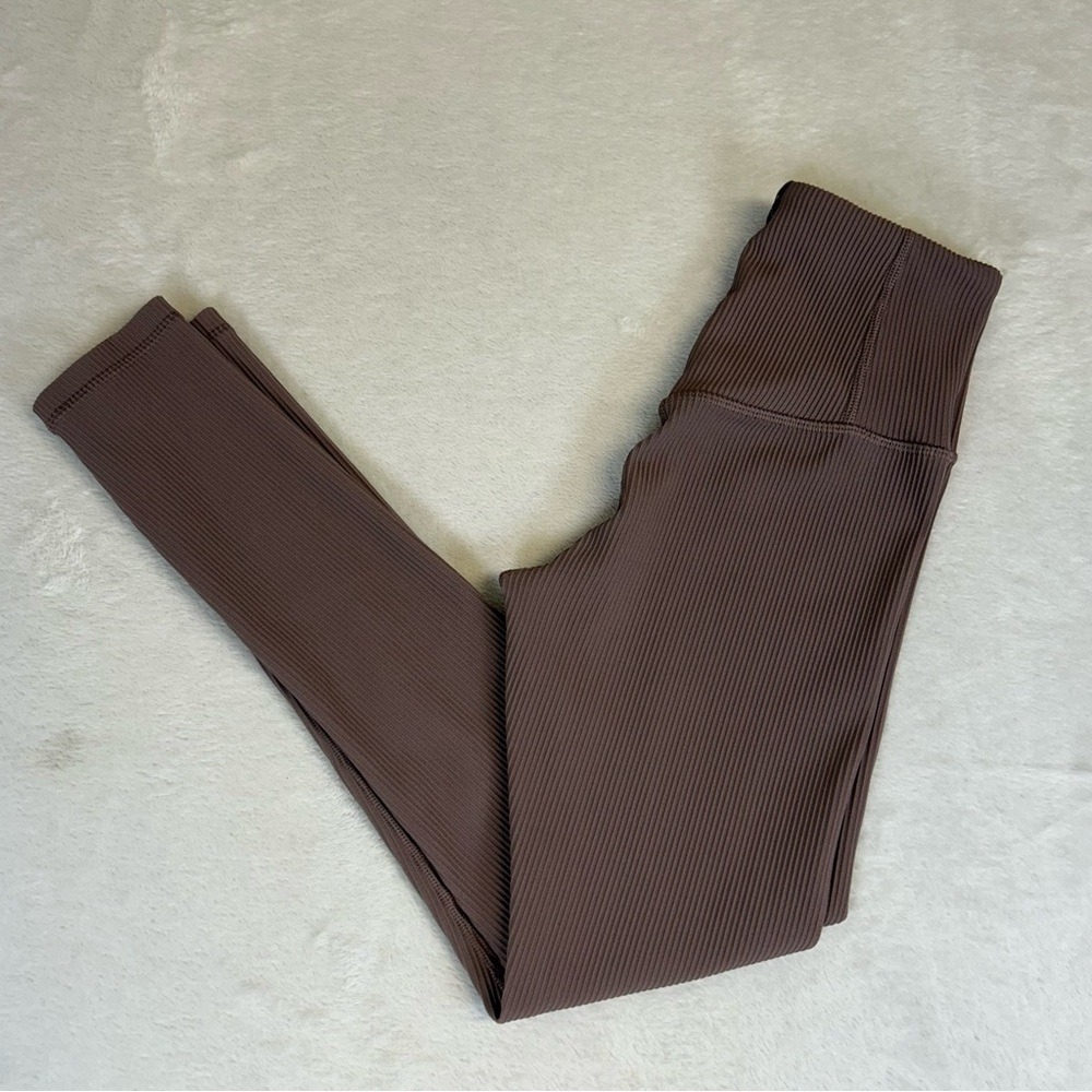 Athleta x Alicia Keys‎ Elation Ribbed Tights Powervita Fabric Leggings Size XS - Picture 10 of 10